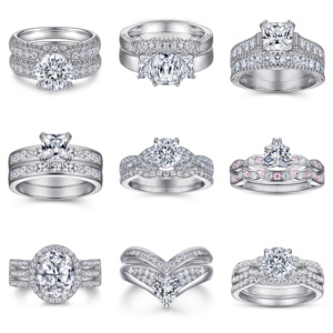 Trendy Luxury 925 Sterling <b>Silver</b> <b>Ring</b> for Women Zirconia Stone <b>Adjustable</b> Open Fashion Jewelry Gift 2026 New Wedding Party - Product Image 3