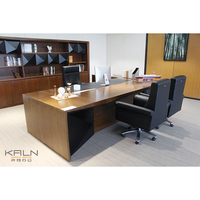 2025 personnalisation bureau moderne de luxe en bois massif gestionnaire de bureau moderne conception table de direction personnalisée