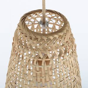 Cone Shaped Bamboo Wood Pendant Light Woven Asian Lampshade Hanging Ceiling Lamp OEM Supplier Vietnam - Product Image 6