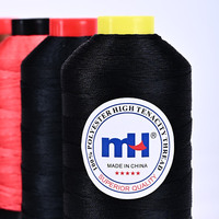 Hilo de Coser de Poliéster de Alta Tenacidad MH Factory Direct, 420D/3 1500m, para Zapatos/Bolsos/Cuero