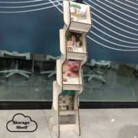Caja de Exhibición Cosmética Corrugada Ecológica Personalizada con Impresión UV, Revestimiento de Kraft Ligero, Estilo Panal de Abeja PDQ para Mostrador