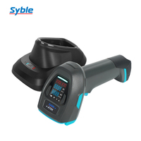 Lecteur de codes-barres robuste OEM Bluetooth Syble Lecteur de codes-barres 1D 2D QR Lecteur de codes-barres portable avec base de charge AK-T3030DT