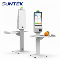 Kiosco de Pago Inteligente SUNTEK de 21.5" y 27", Terminal Todo en Uno con Pantalla Táctil para Autoservicio y Pedidos con Escáner para Supermercado