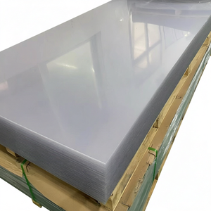 Plaque en polycarbonate solide haute transparence 4x8, panneau PC résistant aux chocs et anti-rayures pour fenêtre, auvent, cour - Product Image 1