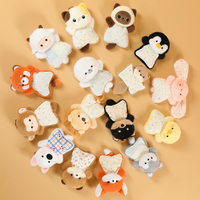 Peluche lestée personnalisée, douce et apaisante, jouet en forme de renard ou de cochon pour soulager l'anxiété, vente en gros