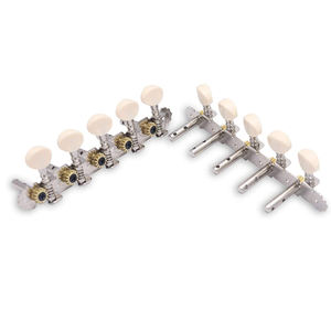Clavijas de Afinación para Guitarra Acústica de 10 <span class=keywords><strong>Cuerdas</strong></span>, Cromadas, 5L5R, con Doble Orificio - Product Image 3