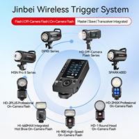 Émetteurs de déclenchement flash TTL miniatures professionnels JINBEI TR-Q7III, système sans fil 2,4 GHz pour flashs de studio et de photographie en extérieur