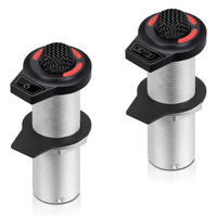 Système de discussion numérique avancé pour conférences, microphone à condensateur XLR, suivi automatique de la caméra, vote électronique, enregistrement USB
