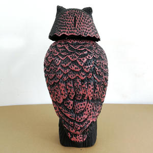 EVA kepala berputar dapat dipindah gerakan mata berkedip grosir surya palsu berputar plastik burung hantu berburu umpan untuk burung menakutkan - Product Image 5