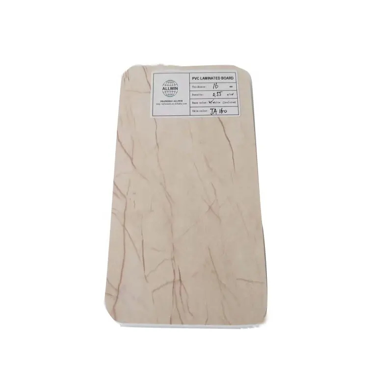 Three-layer 2440 X 1220mm Pvc marble composite plastic board Pvc marble composite plastic Board Laminated Foam Board