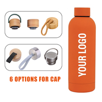 Bouteille d'eau de petite taille résistante aux chutes, en acier inoxydable 304, thermos sous vide, logo personnalisé imprimé, bouteille d'eau réutilisable pour boissons