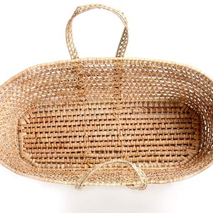 Panier à langer pour bébé en matériau naturel tissé à la main, <span class=keywords><strong>de</strong></span> qualité assurée, écologique, sûr et confortable, pour la maison et la crèche - Product Image 3