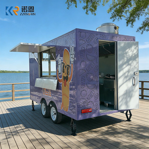 Food Truck Americano Móvil <span class=keywords><strong>España</strong></span>: Remolque para Churros, Carrito Remolcable para Perritos Calientes con Parrilla, Food Truck <span class=keywords><strong>de</strong></span> <span class=keywords><strong>Comida</strong></span> Rápida, Remolque para Café - Product Image 2