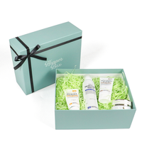 Couronne gagner mystère beauté cosmétique peau maquillage pr boîte carton pliant boîtes d'emballage avec ruban cajas de carton boîtes en papier