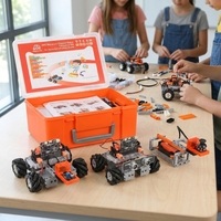 Kit Educativo de Robot Mecanum 4WD Weeecode, Juguete de Control Remoto ESP32, Ensamblaje de Metal, Codificación, DIY, STEM, Caja de Regalo, Aplicación Weeecode, Niños