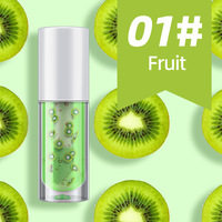 Grand pinceau à tête Fat pier fruit vegan brillant à lèvres transparent hydratant grand support glaçage à lèvres brillant à lèvres