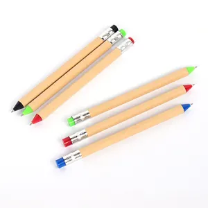 Creative Gift Pen Pencil Modeling Paper Tube Pen Press Plastic Pen