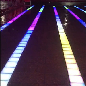 Lampe de sol LED carrelage, gravité corps humain induction multicolore led piste de danse pour club mariage fête disco - Product Image 4