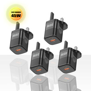 20W/35W/45W double ports USB C prise britannique <span class=keywords><strong>chargeur</strong></span> rapide pour Huawei pour <span class=keywords><strong>Samsung</strong></span> S24 <span class=keywords><strong>chargeur</strong></span> à <span class=keywords><strong>induction</strong></span> <span class=keywords><strong>portable</strong></span> pliable pour ordinateur <span class=keywords><strong>portable</strong></span> - Product Image 1