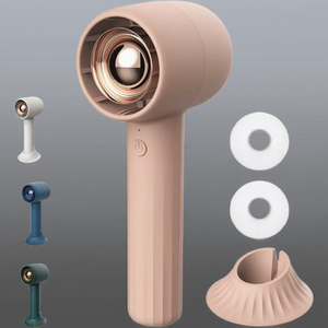 Ventilateur portable mini USB 2000mAh, aromathérapie, design sans pales, trois vitesses, rechargeable, moteur sans balais, 4-6 heures d'autonomie - Product Image 2