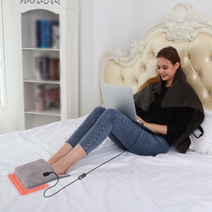 Máy sưởi chân điện USB, đệm sưởi văn phòng/giường, 5 mức nhiệt độ, hẹn giờ, giặt máy được, chất liệu dệt, hàng có sẵn - Product Image 1