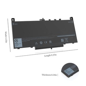 7.6V 60Wh 7500mAh MXV9V batterie d'ordinateur portable de remplacement pour <span class=keywords><strong>Dell</strong></span> <span class=keywords><strong>Latitude</strong></span> 5300 <span class=keywords><strong>5310</strong></span> 7300 7400 E5300 E5310 E7300 E7400 série - Product Image 2
