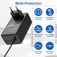 Adaptateur secteur ESann EU Plug 60W AC/DC, chargeur mural AC 100V-240V vers 12V 5A, adaptateur d'alimentation à découpage pour bande lumineuse LED