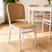 Chaise de jardin empilable en PP, siège en plastique moderne, mobilier minimaliste pour la maison, cuisine, café, restaurant