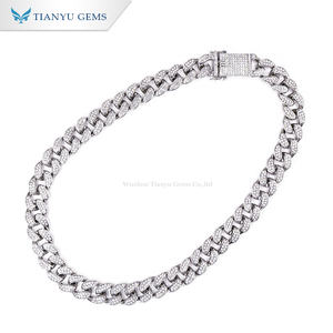 Tianyu gemas personalizado de plata chapado en oro 18K Marquesa pera diamante <span class=keywords><strong>blanco</strong></span> de lujo anillo collares - Product Image 1