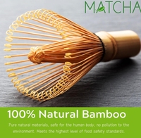 Ensemble Matcha personnalisé avec boîte cadeau et logo 4 pièces d'accessoires Matcha comprenant une cuillère à thé Chasen en bambou Support traditionnel pour bol et fouet
