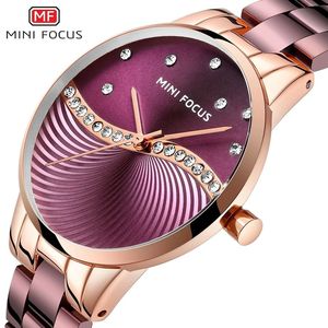 MINI FOCUS MF0263L MF 0263 Preisgünstige Damen-Quarzuhr mit Edelstahlarmband Wasserdichte Armbanduhr für Frauen Montre Femme Reloj - Product Image 2