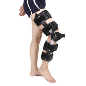 Rodillera Ortopédica con Bisagras Ajustables, Soporte para la Osteoartritis y Estabilización de las Articulaciones para Rehabilitación - Product Image 1