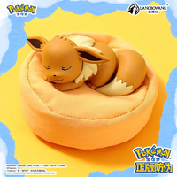 LANGBOWANG Offizielle PKM Schlafpositionen-Serie Blind Box PKC Snorlax PVC Sammelfiguren Niedliche Auto- und Schreibtisch-Deko Anime