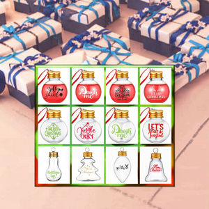 Treasure Store Bouteille de vin jetable cinq étoiles 4 plastique PET transparent capacité de 50ml pour décorations de Noël ou sodas - Product Image 4