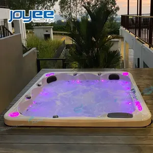JOYEE Factory China 6 Person Massage Acrylic Swim Spa Tubs Outdoor Whirlpool Hot Tub