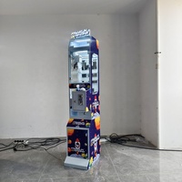 Petite machine distributrice de jeux de bingo à pièces, modèle Lucky 7 Prize Challenge, en métal et bois, avec interface en anglais, pour centres de jeux