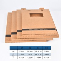 Boîtes d'expédition ondulées réutilisables blanches et noires, avec revêtement UV, gaufrage et pelliculage mat, personnalisables et recyclables pour vêtements, cadeaux et papier