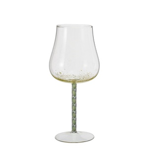 Verre à vin Samyo Color Stem Art 460 ml, verre borosilicate fait main, verre à vin rouge de luxe pour mariage et banquet - Product Image 2