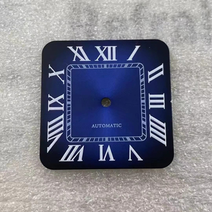 Nouvelle montre à cadran carré New Rome avec calendrier à 6 points, mouvement lumineux NH35, boîtier en acier inoxydable 26,9 x 26,9 mm - Product Image 5
