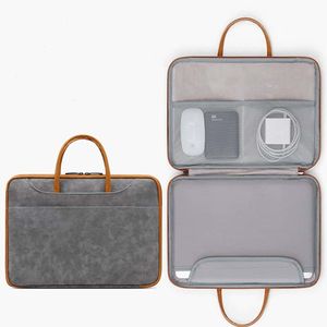 Factory Wholesale Luxury Vintage Durable PU <b>Laptop</b> Sleeve with Zipper Closure Waterproof <b>Laptop</b> <b>Bag</b> for 13/14/<b>15.6</b> <b>Inch</b> <b>Laptops</b> - Product Image 4