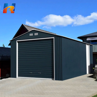 Garage de rangement pour voiture en acier préfabriqué à montage facile pour jardin