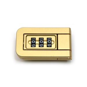 उपहार बॉक्स गोल्डन संयोजन ताला 3 संख्या पासवर्ड भंडारण बॉक्स ताला शराब डाट कोड ताला - Product Image 2