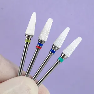 Ceramic Nail Drill Bits Electric Milling Cutters Gel Polish Remove Dead Skin Clean For Nails Accessories Tools