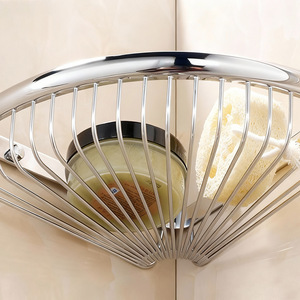 Étagère de salle de bain en acier inoxydable Saint Ruijia, à fixer au mur, 1 niveau, capacité de 1 à 5 kg, rangement pour la douche et les toilettes - Product Image 1