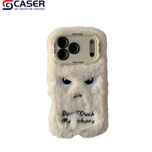 Funda para Teléfono Móvil con Diseño de Caricatura Divertida y Expresión Enojada, con Soporte para Cámara, No Toques <span class=keywords><strong>Mi</strong></span> Teléfono, para iPhone 17 16 15 Promax - Product Image 1