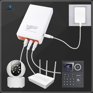 Mini UPS <span class=keywords><strong>Niuniu</strong></span> QX-600 de 10000 mAh con Batería de Litio, DC 5V 9V 12V para Router WiFi, Trifásico, Garantía de 3 Meses - Product Image 1