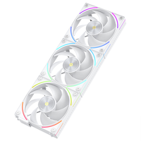 Nouveau refroidisseur d'eau à roulement à billes ARGB blanc ICE APEX VISION PRO360, système de refroidissement liquide pour processeur, compatible Intel LGA115X/1200/1700/1851AM4/AM5