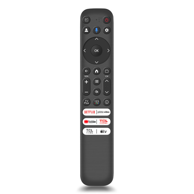 Wholesale Smart TV Remote Control New RC813 Universal Voice Remote with Anti-Shock Function Plastic Material for TCL Android