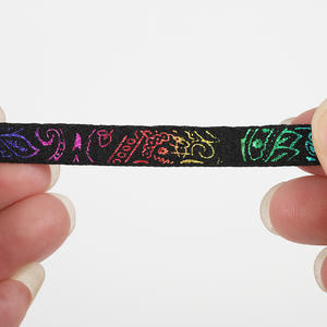 Lacets plats en argent bronzé à fleurs de noix de cajou <span class=keywords><strong>pour</strong></span> baskets AJ1AF1 <span class=keywords><strong>pour</strong></span> hommes et femmes <span class=keywords><strong>DUNK</strong></span> Splash Ink Rope Pair Sports/Casual - Product Image 4