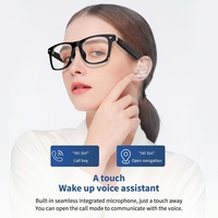 Lunettes Intelligentes Anti-Lumière Bleue E13 avec Assistant Vocal IA, Lecteur de Musique, Contrôle Tactile, Étanchéité IP65 et Recharge Magnétique